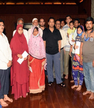 নিউ মার্কেটে নিহতদের পরিবারকে ২০ লাখ টাকা সহায়তা দিলেন বসুন্ধরা এমডি